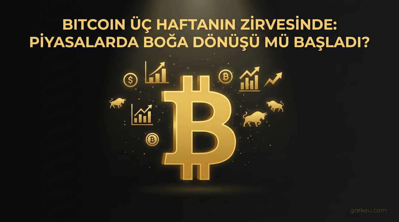 Bitcoin Üç Haftanın Zirvesinde: Piyasalarda Boğa Dönüşü mü Başladı?