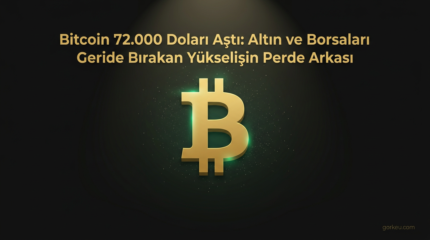 Bitcoin 72.000 Doları Aştı: Altın ve Borsaları Geride Bırakan Yükselişin Perde Arkası