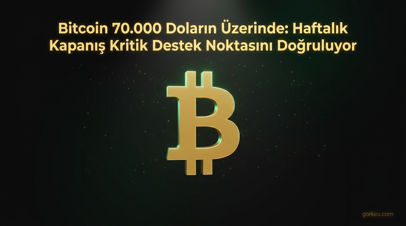 Bitcoin 70.000 Doların Üzerinde: Haftalık Kapanış Kritik Destek Noktasını Doğruluyor
