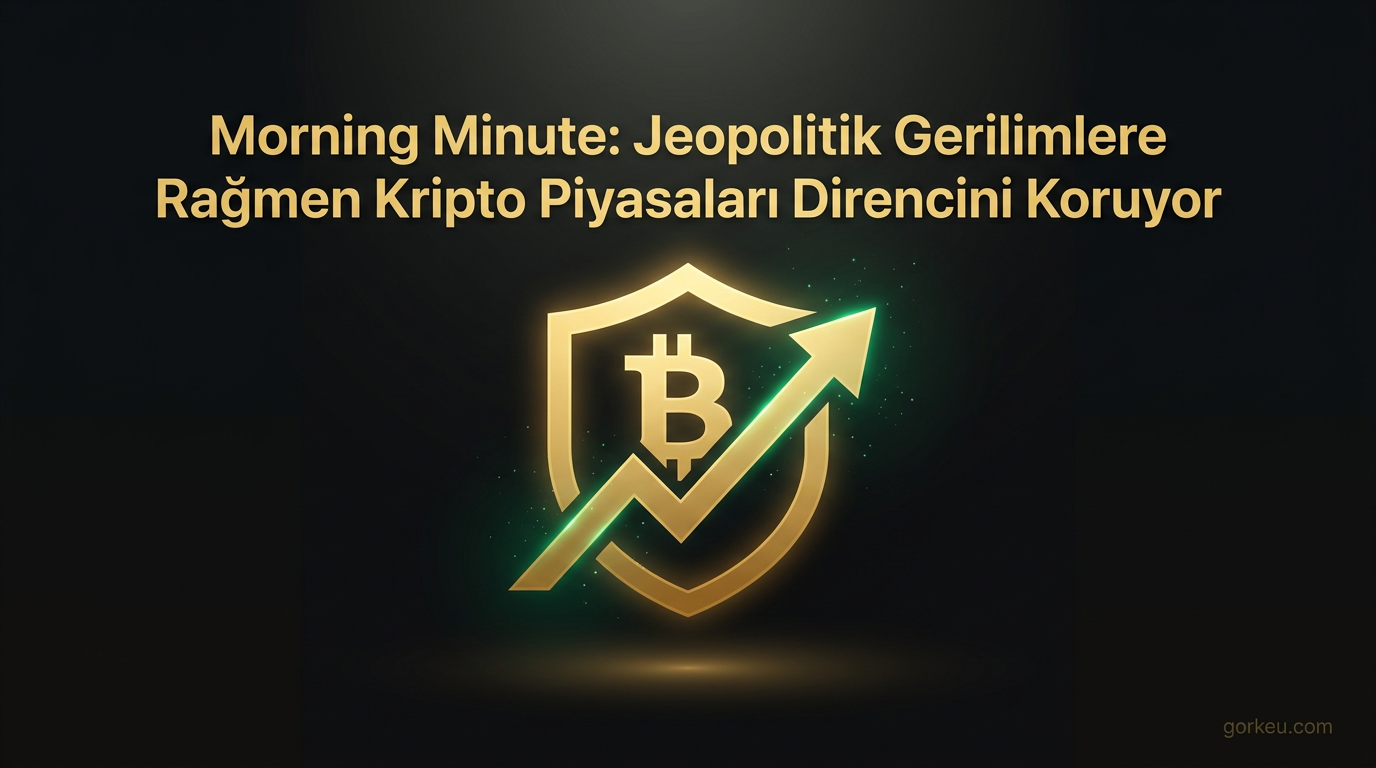 Morning Minute: Jeopolitik Gerilimlere Rağmen Kripto Piyasaları Direncini Koruyor