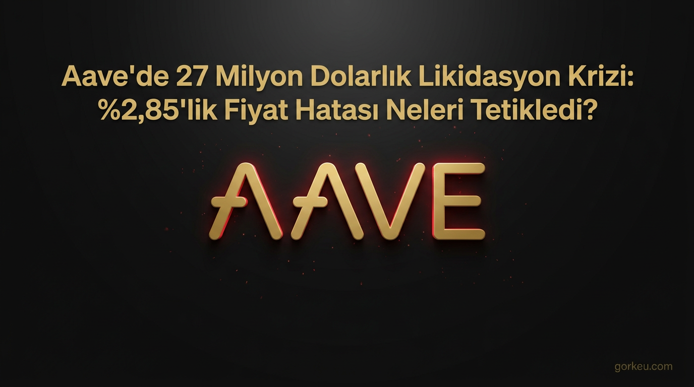 Aave'de 27 Milyon Dolarlık Likidasyon Krizi: %2,85'lik Fiyat Hatası Neleri Tetikledi?