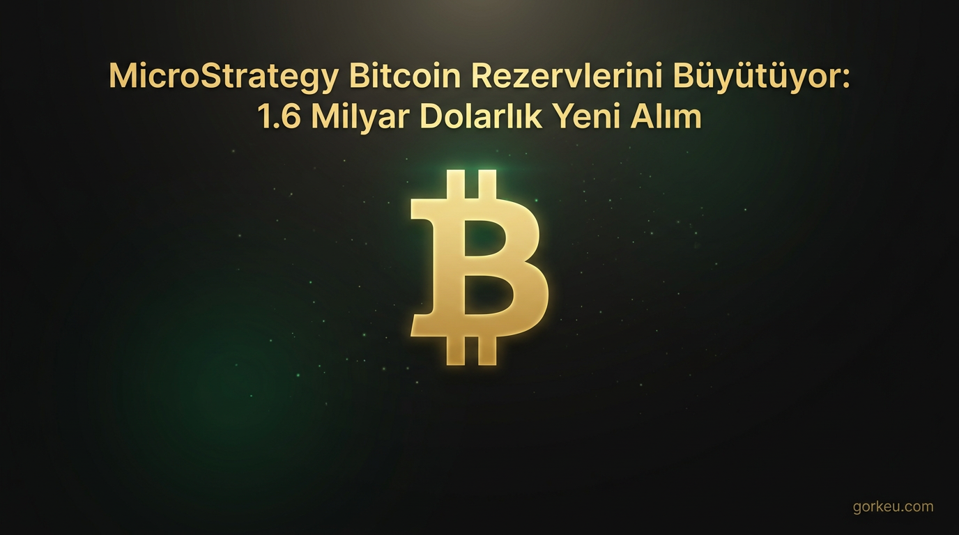 MicroStrategy Bitcoin Rezervlerini Büyütüyor: 1.6 Milyar Dolarlık Yeni Alım
