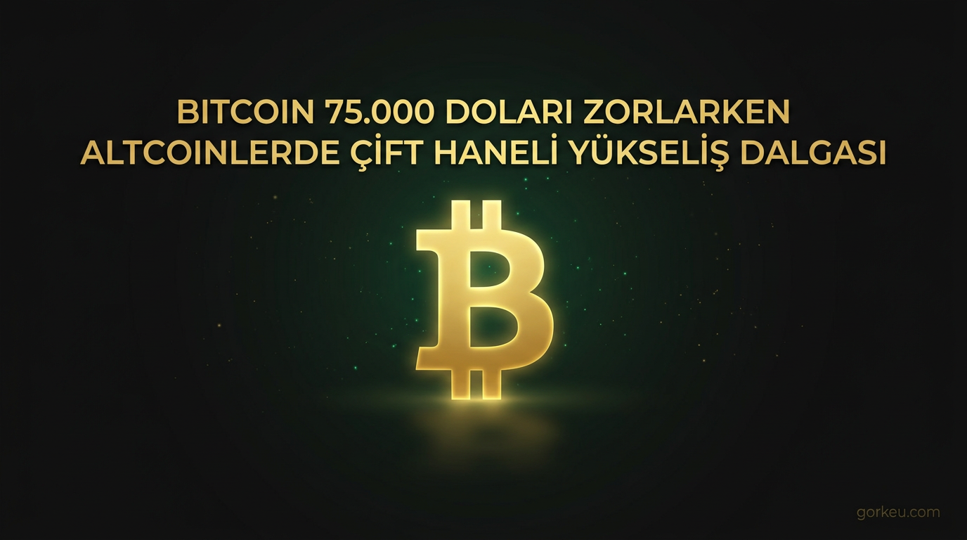 Bitcoin 75.000 Doları Zorlarken Altcoinlerde Çift Haneli Yükseliş Dalgası