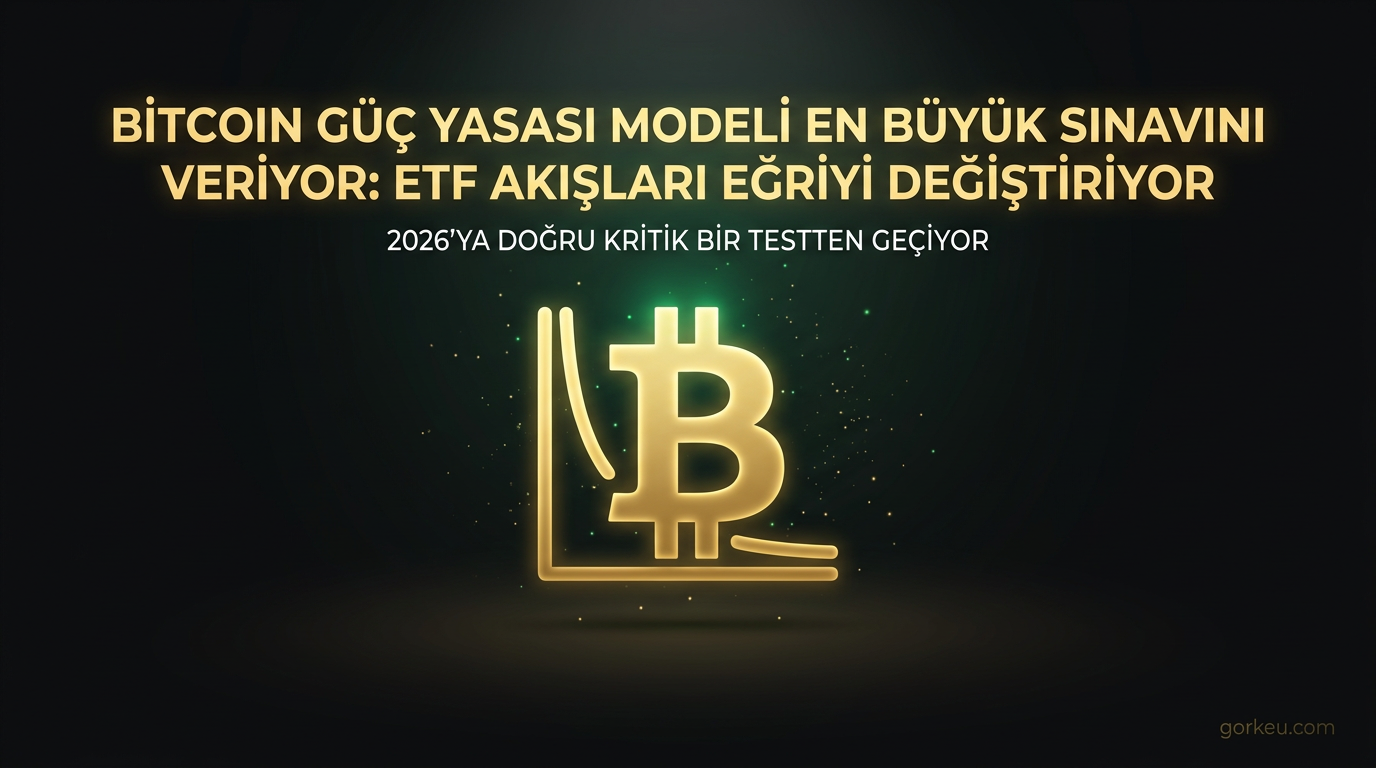 Bitcoin Güç Yasası Modeli En Büyük Sınavını Veriyor: ETF Akışları Eğriyi Değiştiriyor