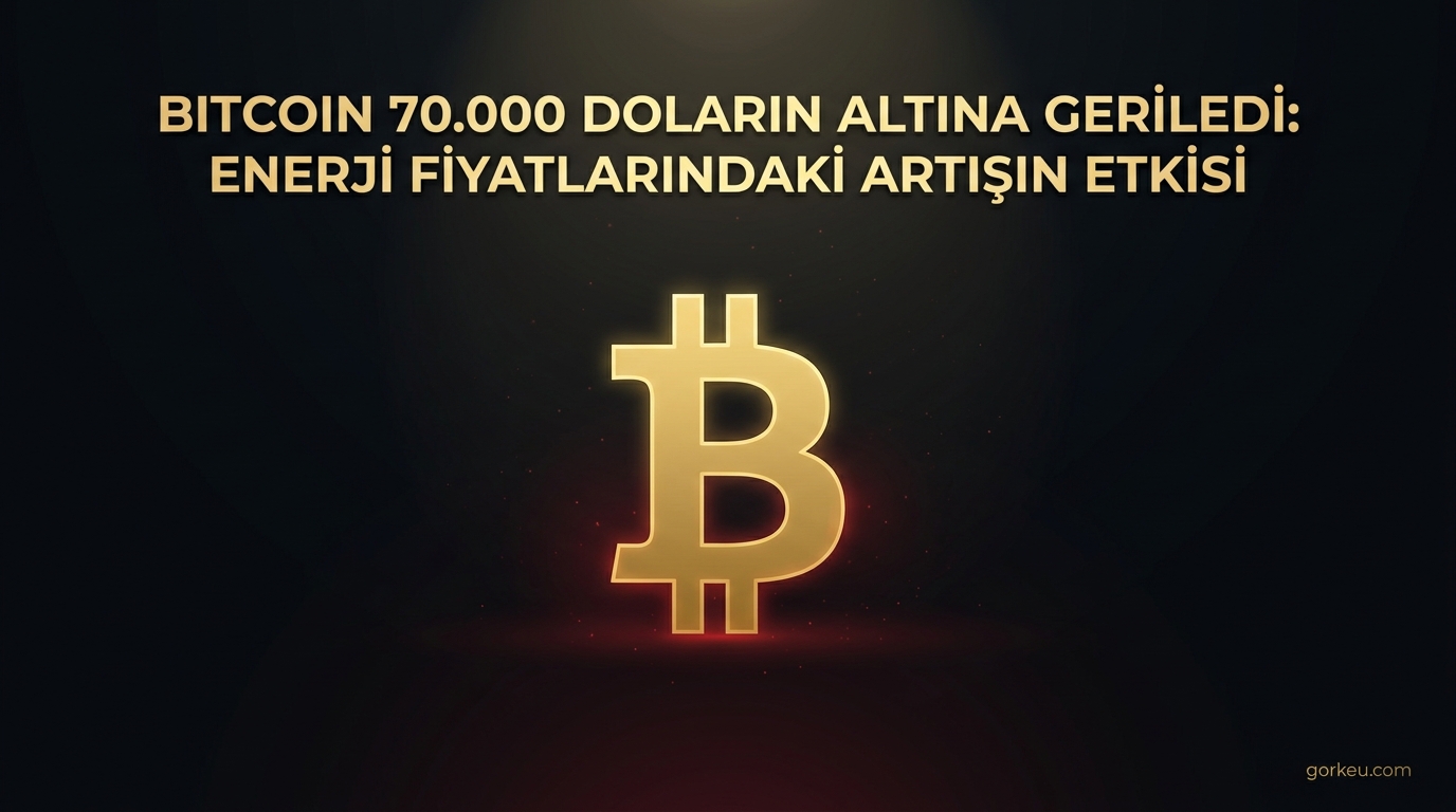Bitcoin 70.000 Doların Altına Geriledi: Enerji Fiyatlarındaki Artışın Etkisi