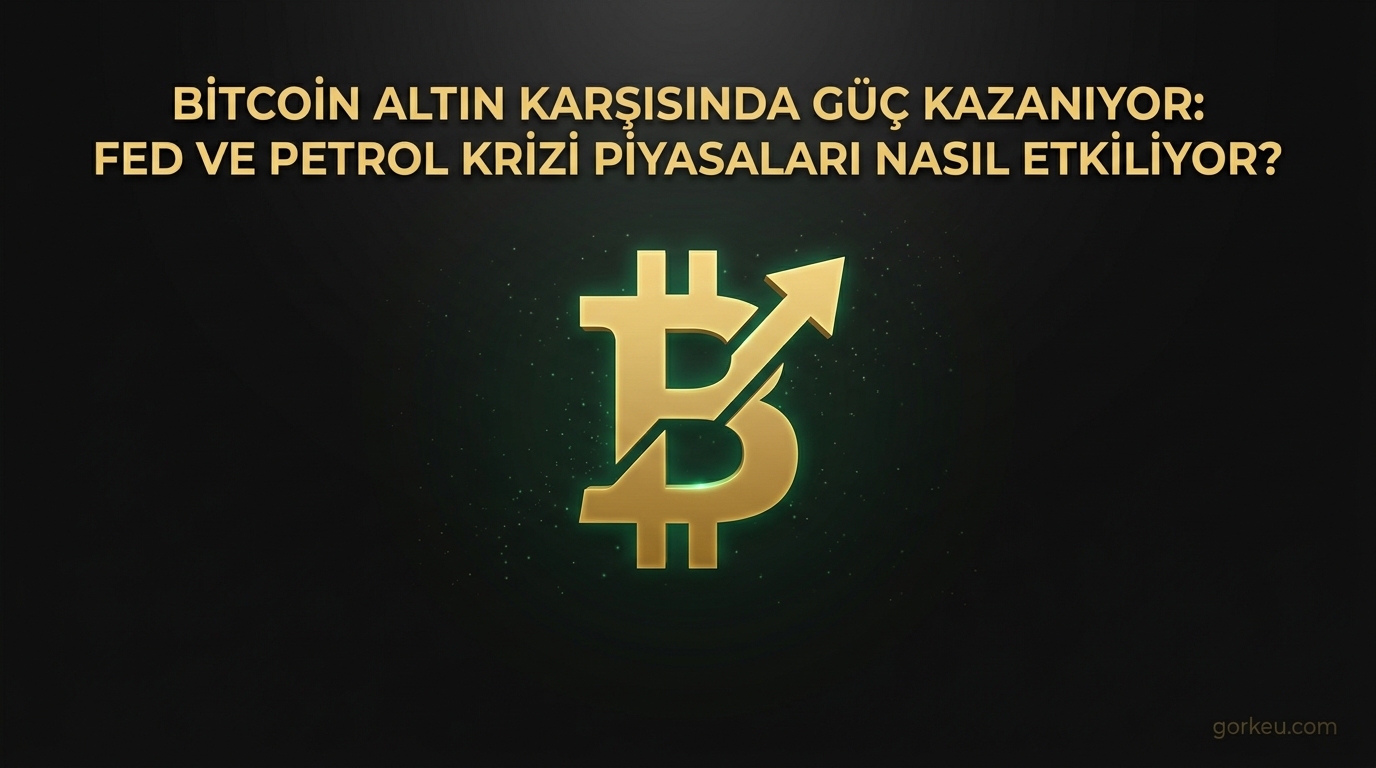Bitcoin Altın Karşısında Güç Kazanıyor: Fed ve Petrol Krizi Piyasaları Nasıl Etiliyor?