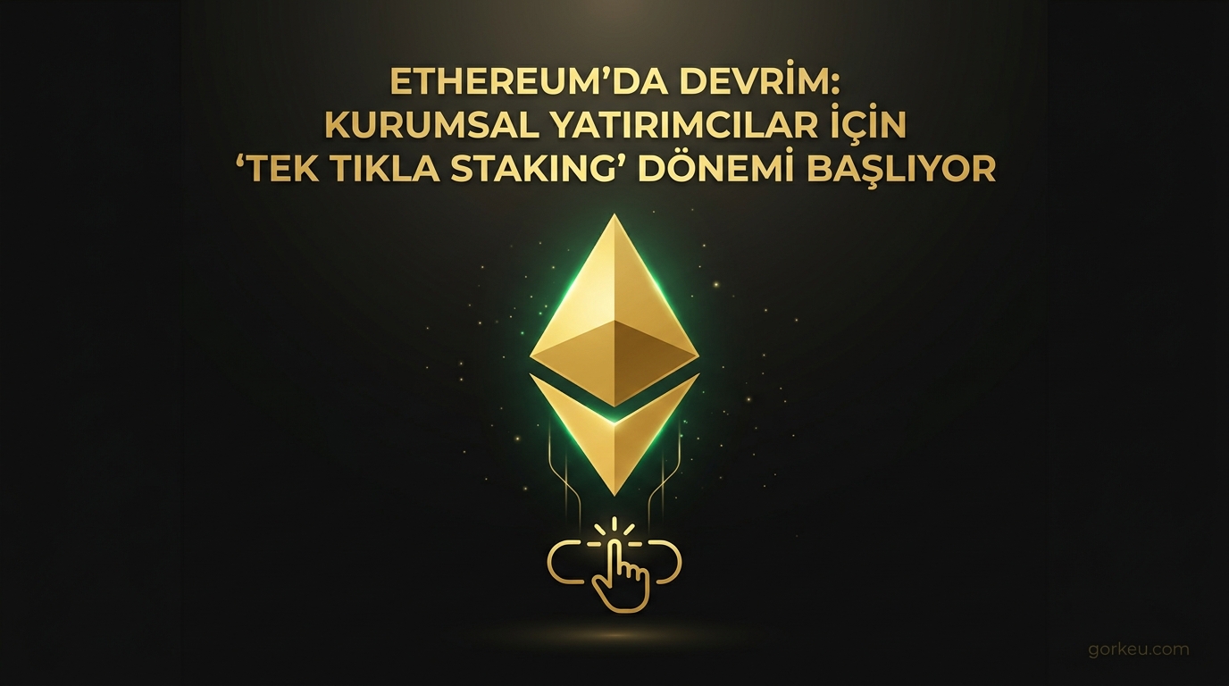 Ethereum'da Devrim: Kurumsal Yatırımcılar İçin 'Tek Tıkla Staking' Dönemi Başlıyor