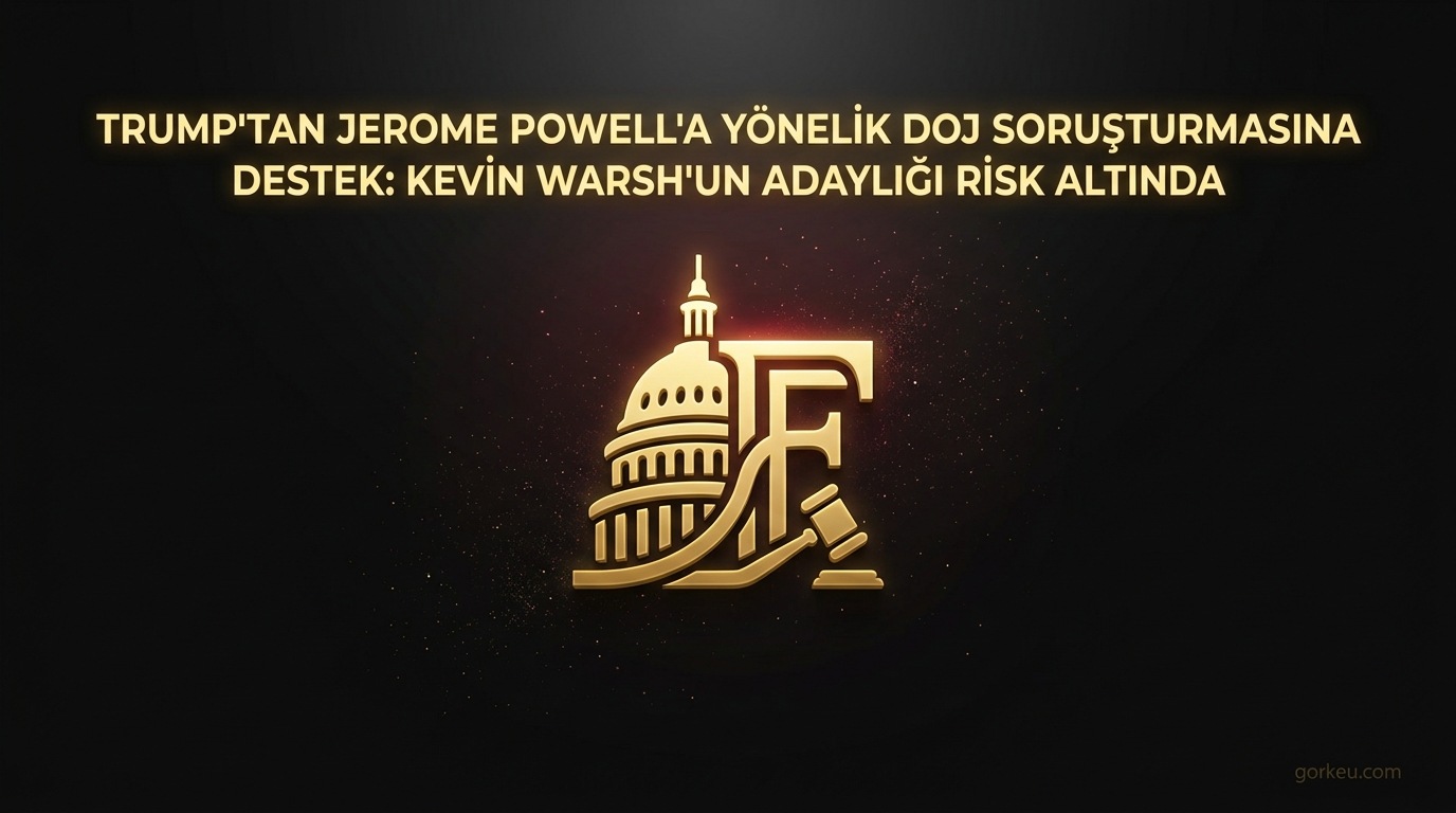 Trump'tan Jerome Powell'a yönelik DOJ soruşturmasına destek: Kevin Warsh'un adaylığı risk altında