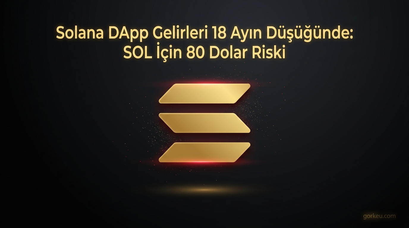 Solana DApp Gelirleri 18 Ayın Düşüğünde: SOL İçin 80 Dolar Riski