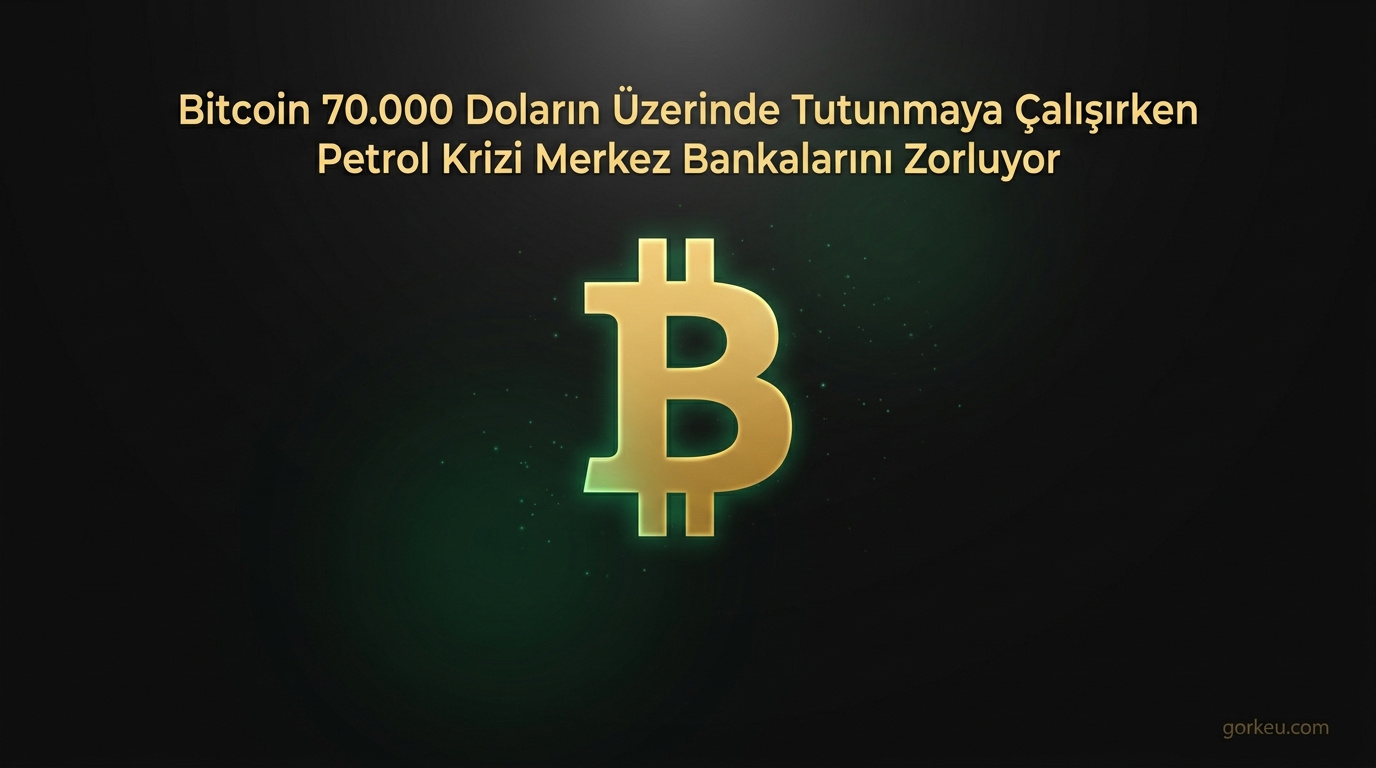 Bitcoin 70.000 Doların Üzerinde Tutunmaya Çalışırken Petrol Krizi Merkez Bankalarını Zorluyor