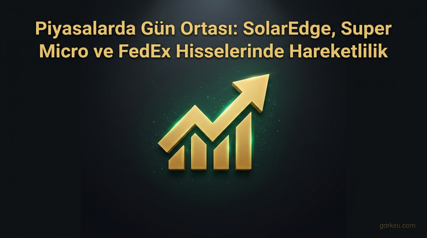 Piyasalarda Gün Ortası: SolarEdge, Super Micro ve FedEx Hisselerinde Hareketlilik
