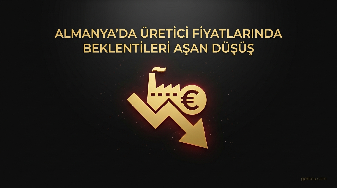 Almanya'da Üretici Fiyatlarında Beklentileri Aşan Düşüş