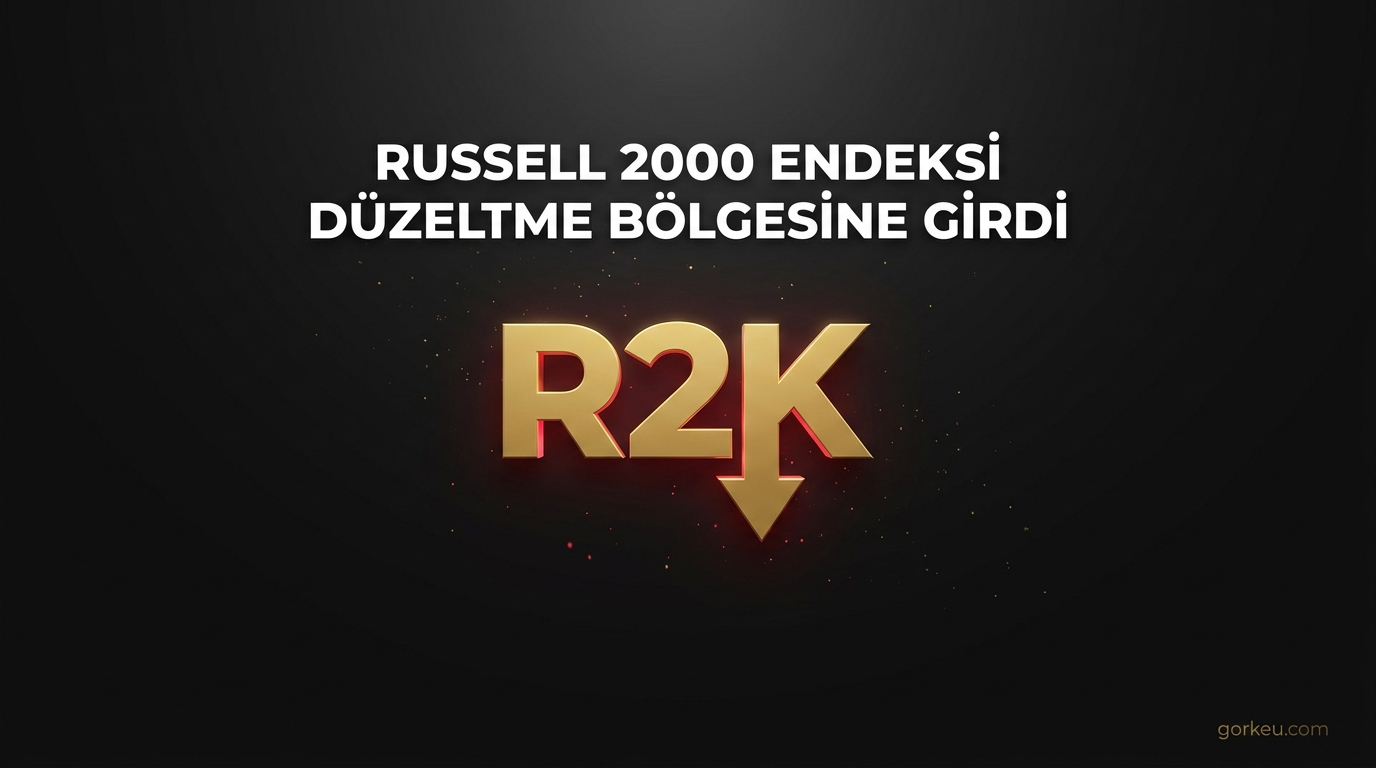 Russell 2000 Endeksi Düzeltme Bölgesine Girdi