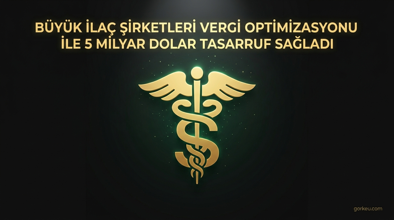Büyük İlaç Şirketleri Vergi Optimizasyonu ile 5 Milyar Dolar Tasarruf Sağladı