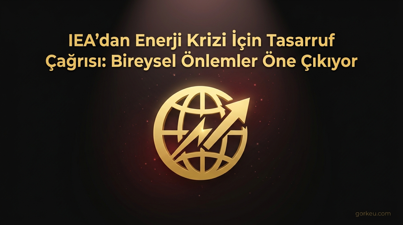 IEA’dan Enerji Krizi İçin Tasarruf Çağrısı: Bireysel Önlemler Öne Çıkıyor