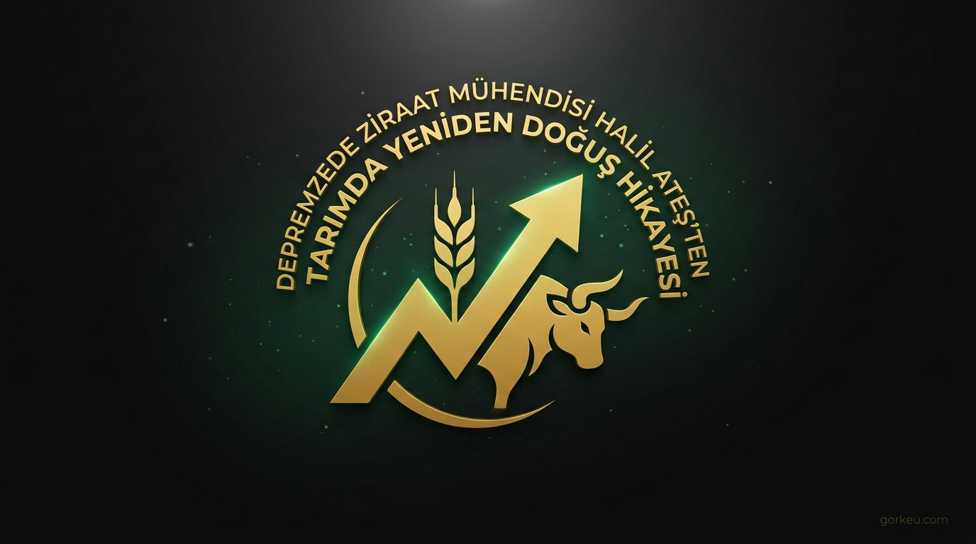 Depremzede Ziraat Mühendisi Halil Ateş'ten Tarımda Yeniden Doğuş Hikayesi