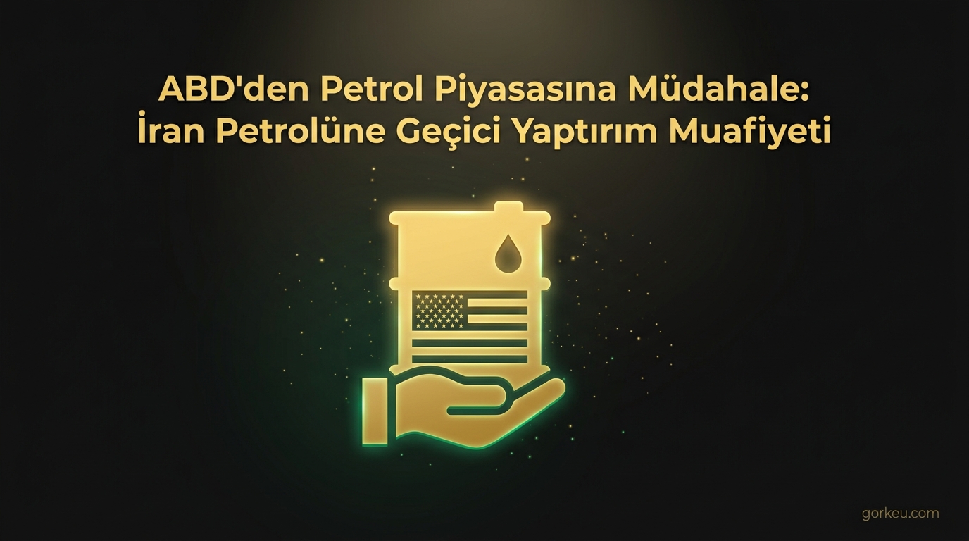 ABD'den Petrol Piyasasına Müdahale: İran Petrolüne Geçici Yaptırım Muafiyeti