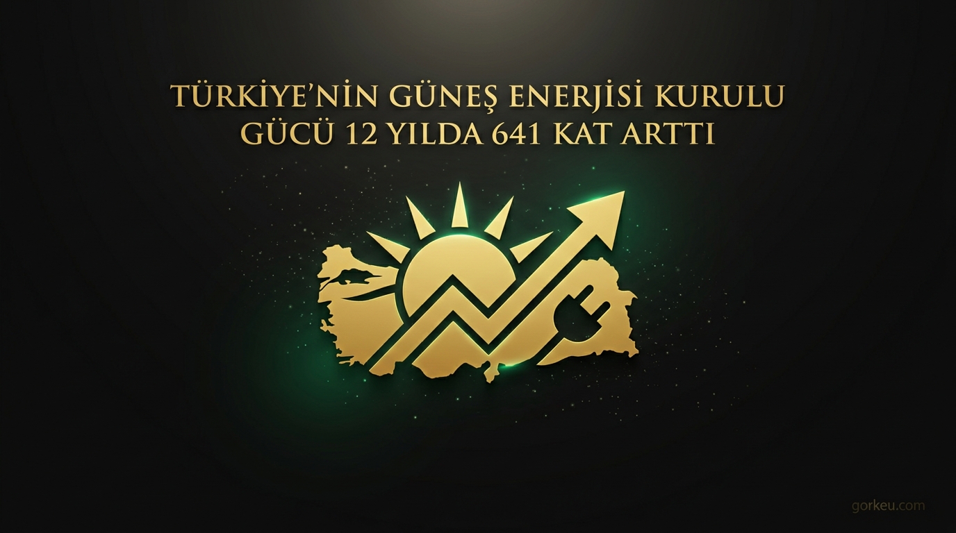 Türkiye’nin Güneş Enerjisi Kurulu Gücü 12 Yılda 641 Kat Arttı