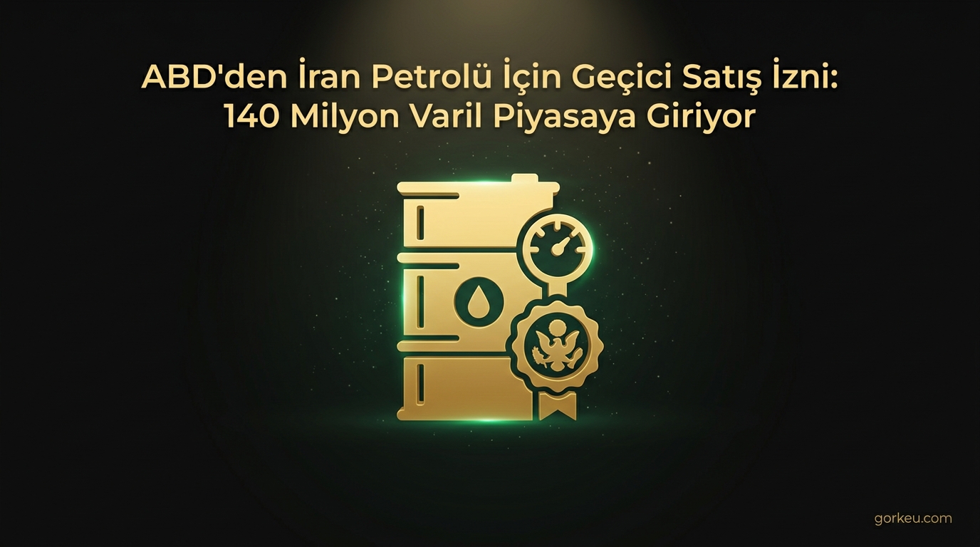 ABD'den İran Petrolü İçin Geçici Satış İzni: 140 Milyon Varil Piyasaya Giriyor