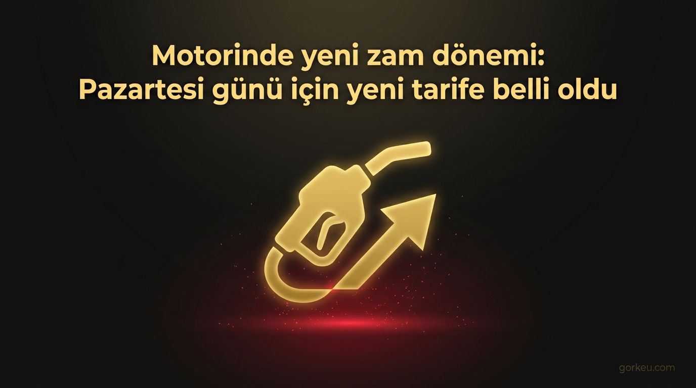 Motorinde yeni zam dönemi: Pazartesi günü için yeni tarife belli oldu