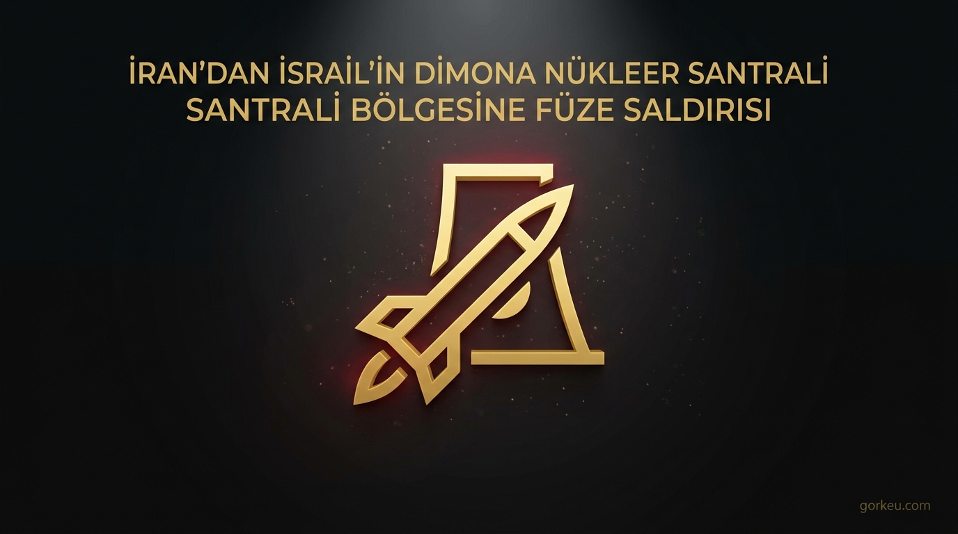İran'dan İsrail'in Dimona Nükleer Santrali Bölgesine Füze Saldırısı