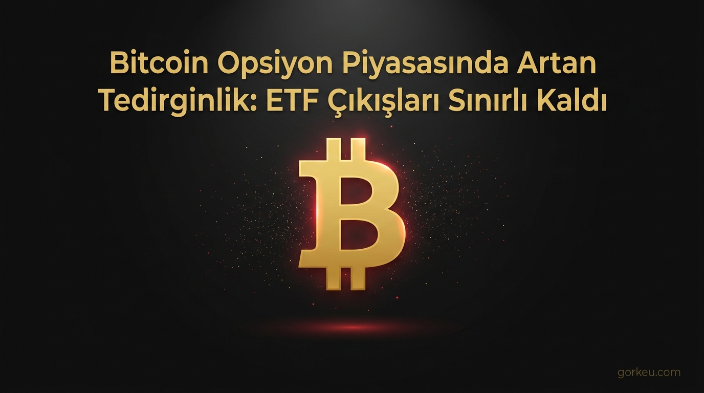 Bitcoin Opsiyon Piyasasında Artan Tedirginlik: ETF Çıkışları Sınırlı Kaldı