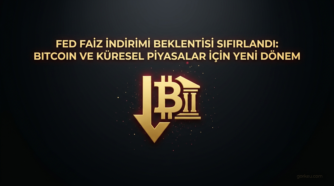 Fed Faiz İndirimi Beklentisi Sıfırlandı: Bitcoin ve Küresel Piyasalar İçin Yeni Dönem