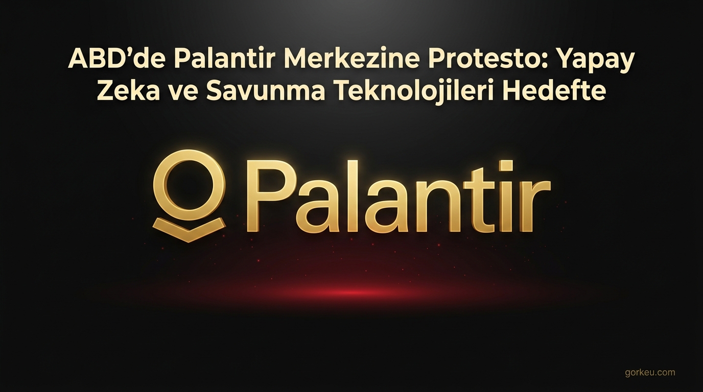 ABD'de Palantir Merkezine Protesto: Yapay Zeka ve Savunma Teknolojileri Hedefte