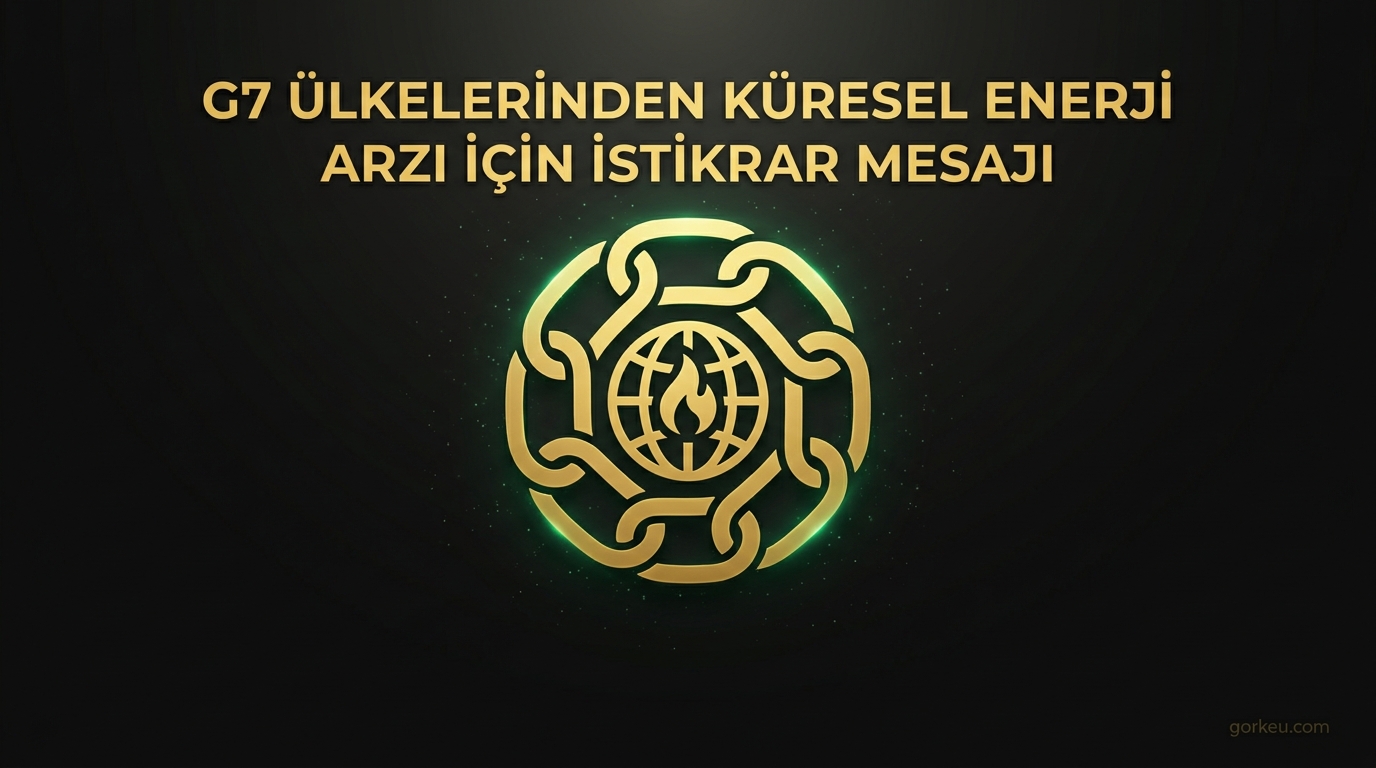G7 Ülkelerinden Küresel Enerji Arzı İçin İstikrar Mesajı