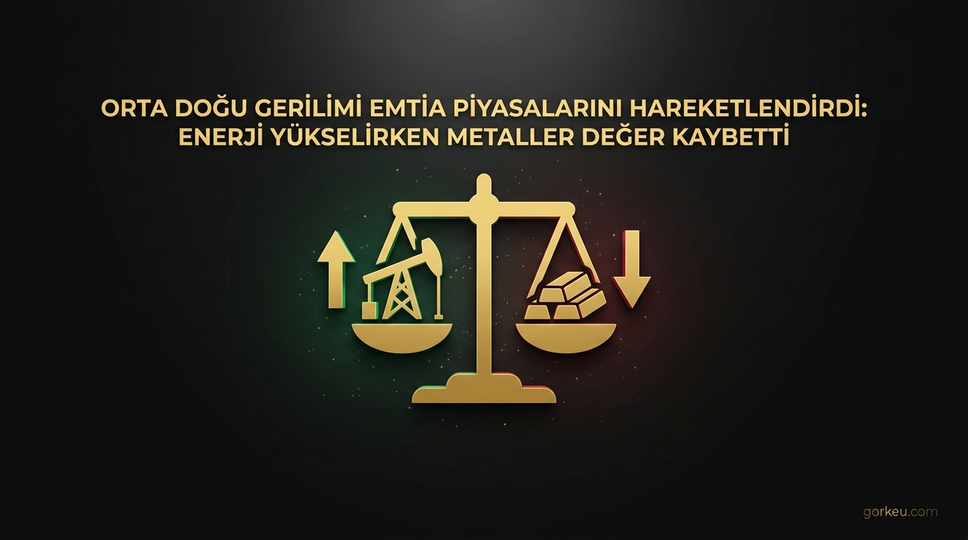 Orta Doğu Gerilimi Emtia Piyasalarını Hareketlendirdi: Enerji Yükselirken Metaller Değer Kaybetti