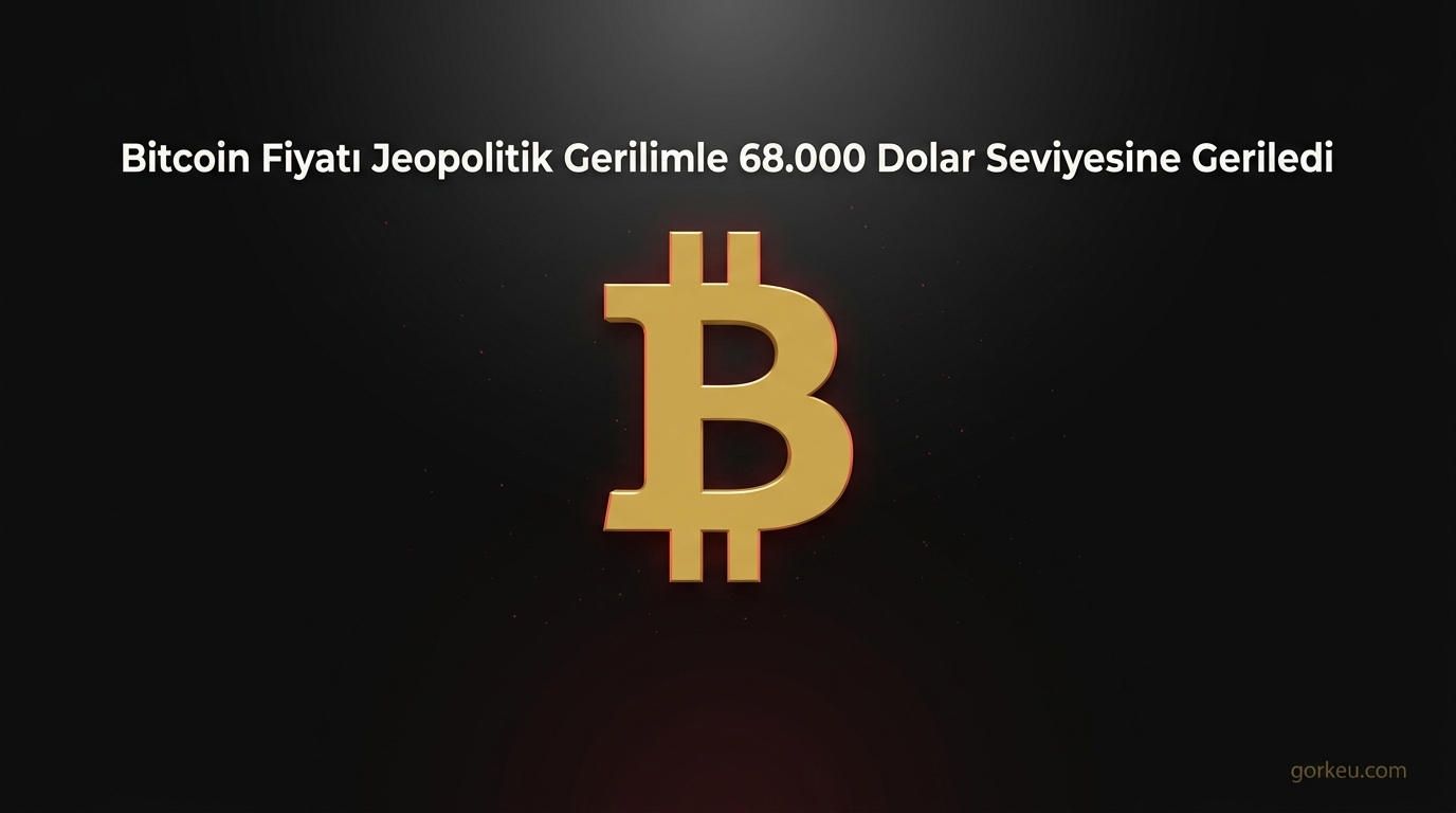 Bitcoin Fiyatı Jeopolitik Gerilimle 68.000 Dolar Seviyesine Geriledi