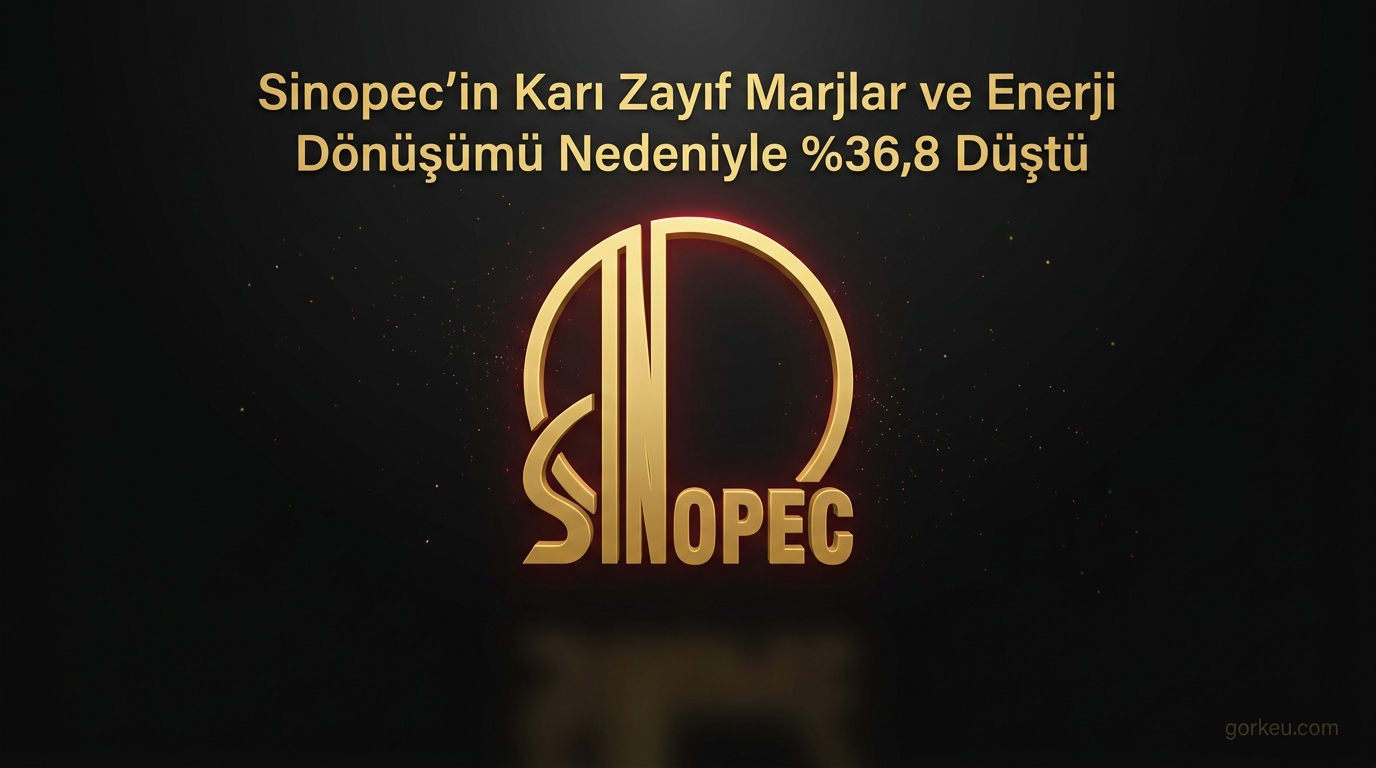 Sinopec’in Karı Zayıf Marjlar ve Enerji Dönüşümü Nedeniyle %36,8 Düştü