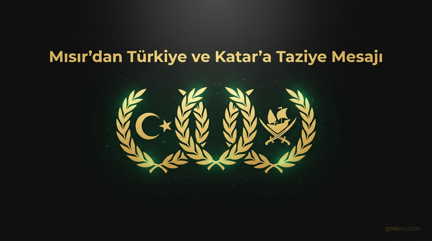 Mısır'dan Türkiye ve Katar'a Taziye Mesajı