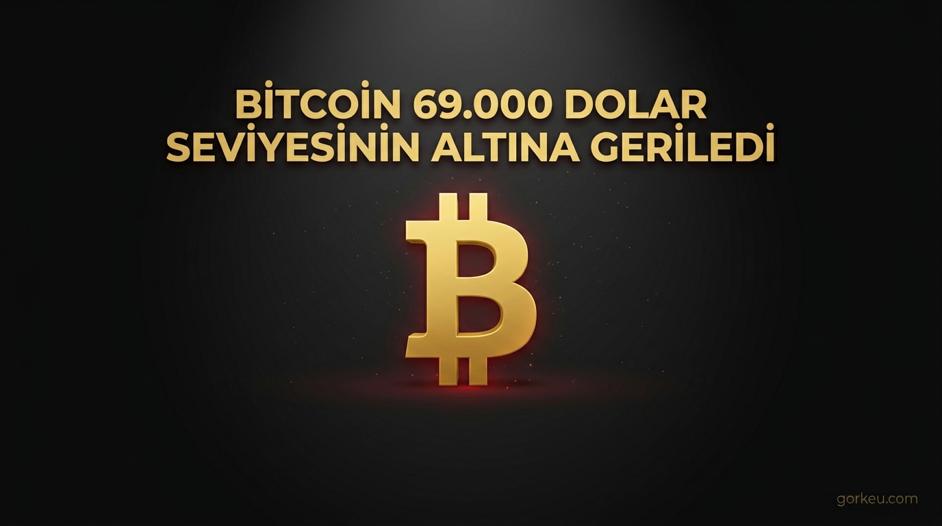 Bitcoin 69.000 Dolar Seviyesinin Altına Geriledi