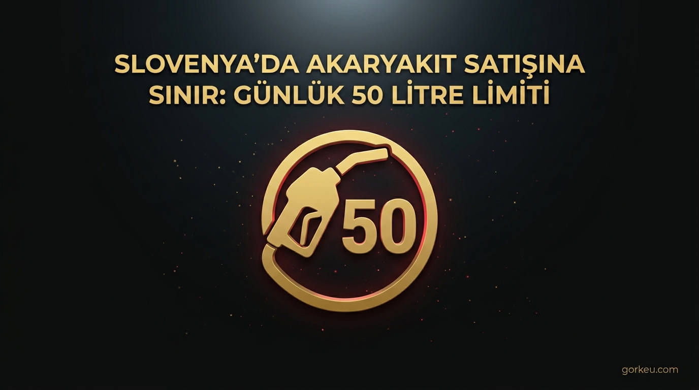 Slovenya'da Akaryakıt Satışına Sınır: Günlük 50 Litre Limiti