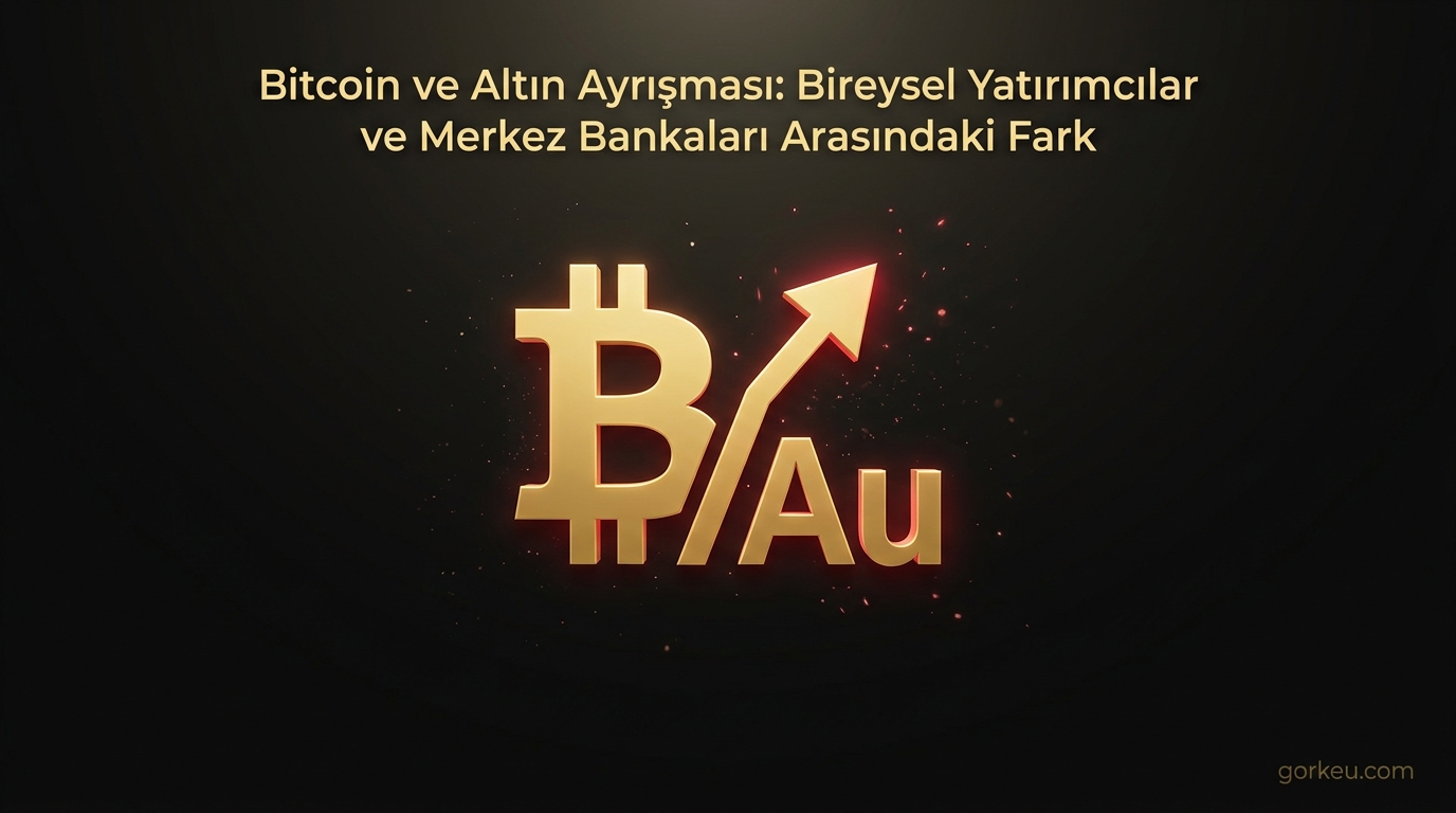 Bitcoin ve Altın Ayrışması: Bireysel Yatırımcılar ve Merkez Bankaları Arasındaki Fark