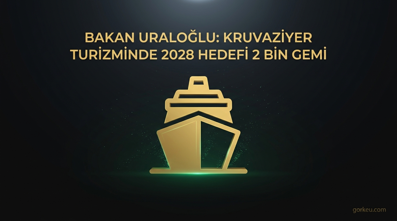 Bakan Uraloğlu: Kruvaziyer Turizminde 2028 Hedefi 2 Bin Gemi