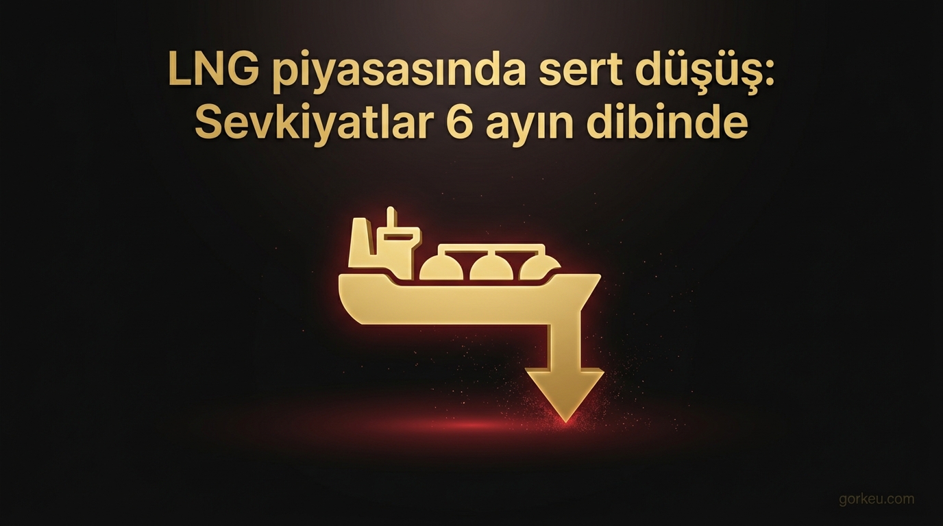 LNG piyasasında sert düşüş: Sevkiyatlar 6 ayın dibinde