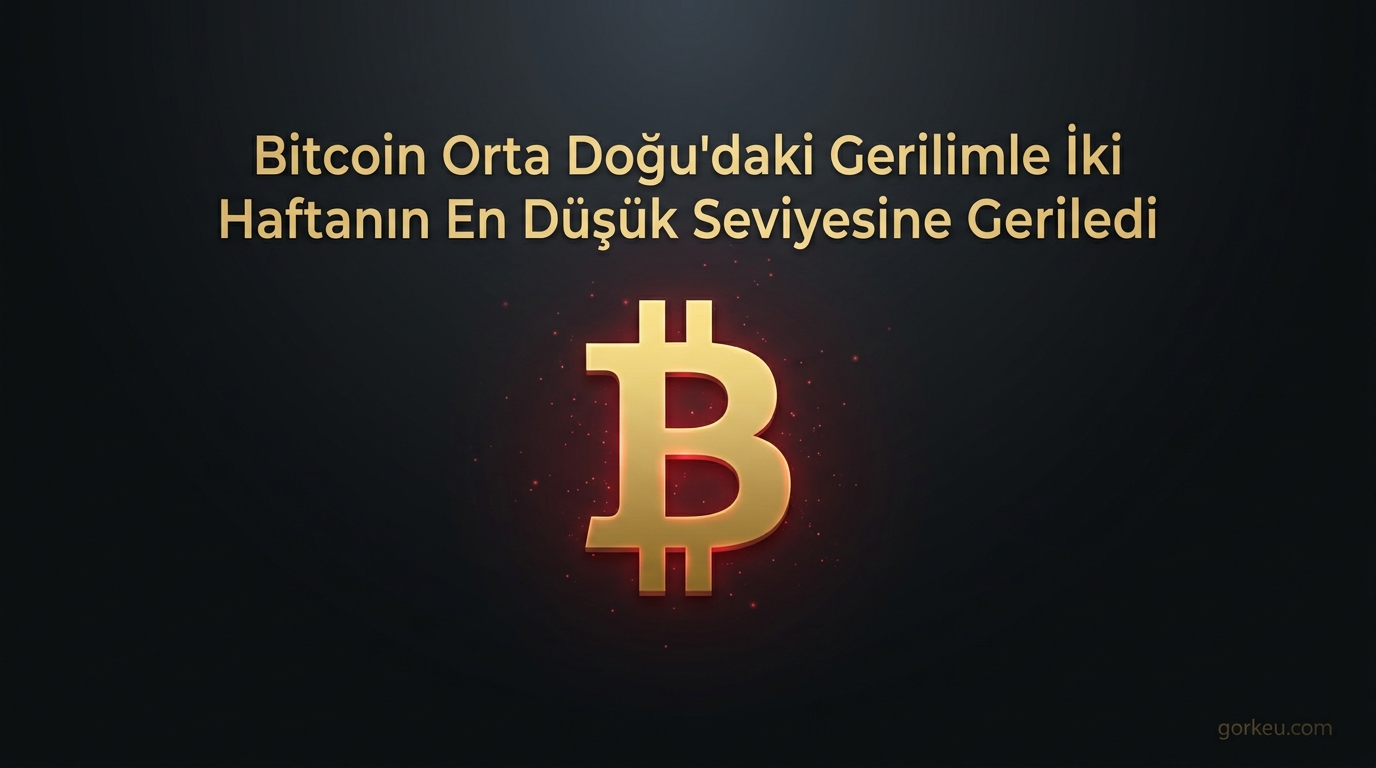 Bitcoin Orta Doğu'daki Gerilimle İki Haftanın En Düşük Seviyesine Geriledi
