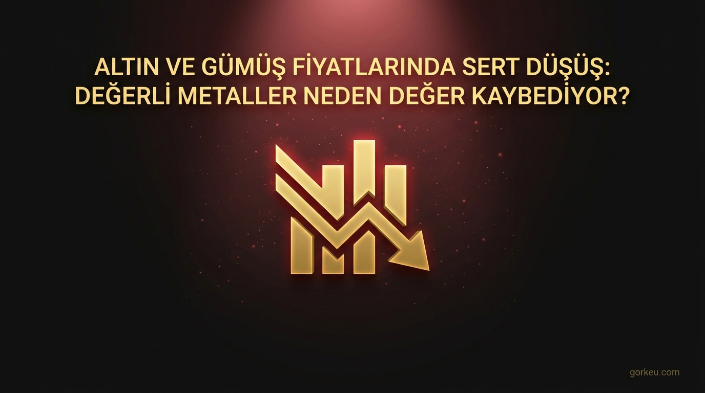 Altın ve Gümüş Fiyatlarında Sert Düşüş: Değerli Metaller Neden Değer Kaybediyor?