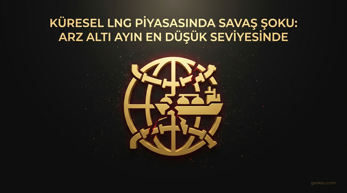 Küresel LNG piyasasında savaş şoku: Arz altı ayın en düşük seviyesinde