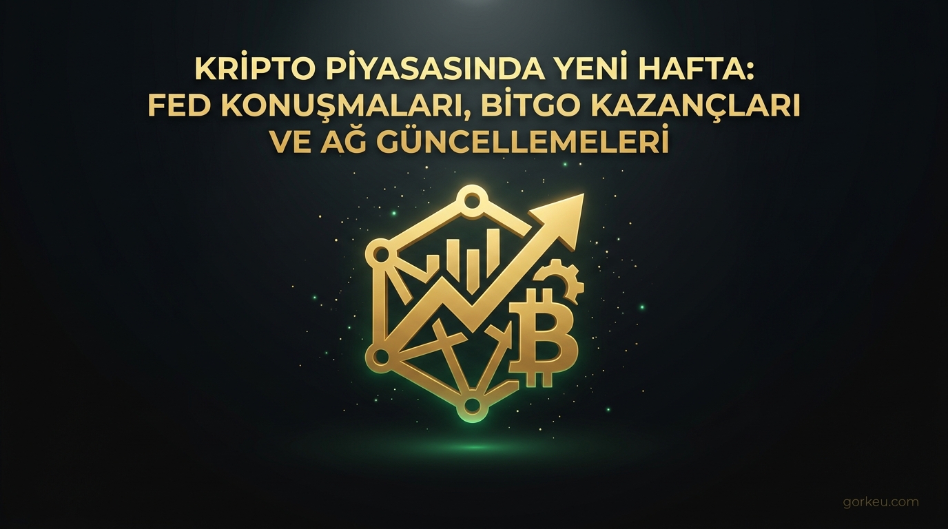 Kripto Piyasasında Yeni Hafta: Fed Konuşmaları, BitGo Kazançları ve Ağ Güncellemeleri