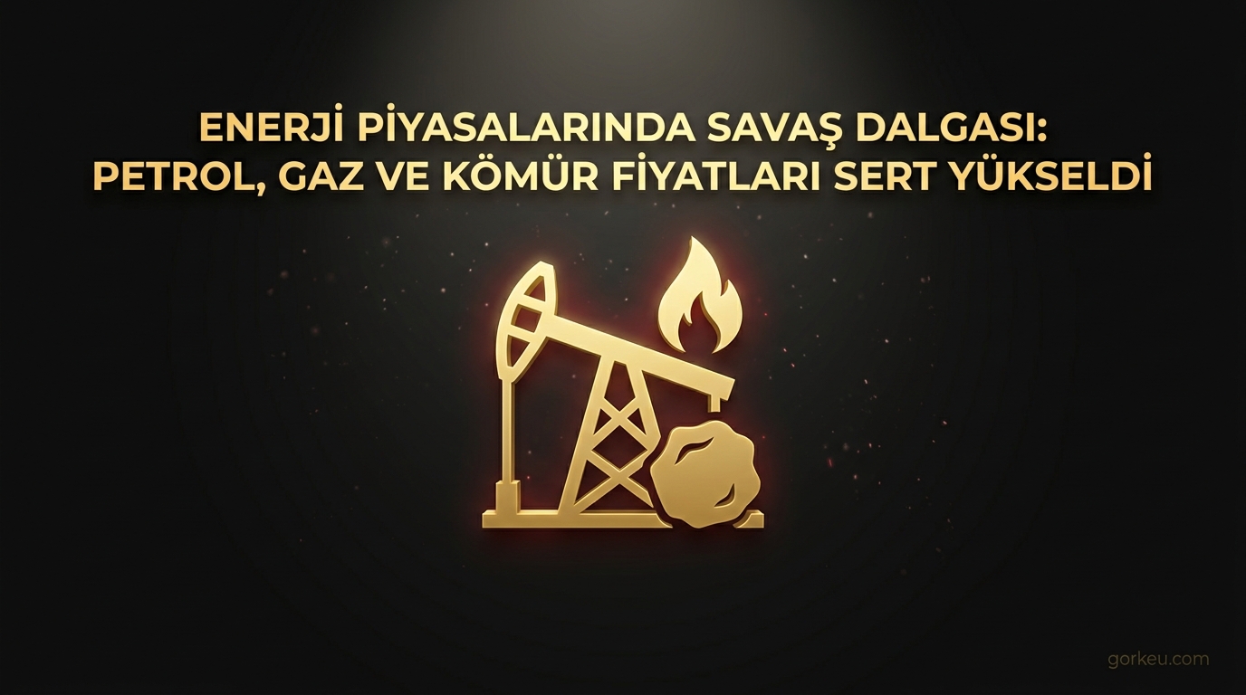 Enerji Piyasalarında Savaş Dalgası: Petrol, Gaz ve Kömür Fiyatları Sert Yükseldi