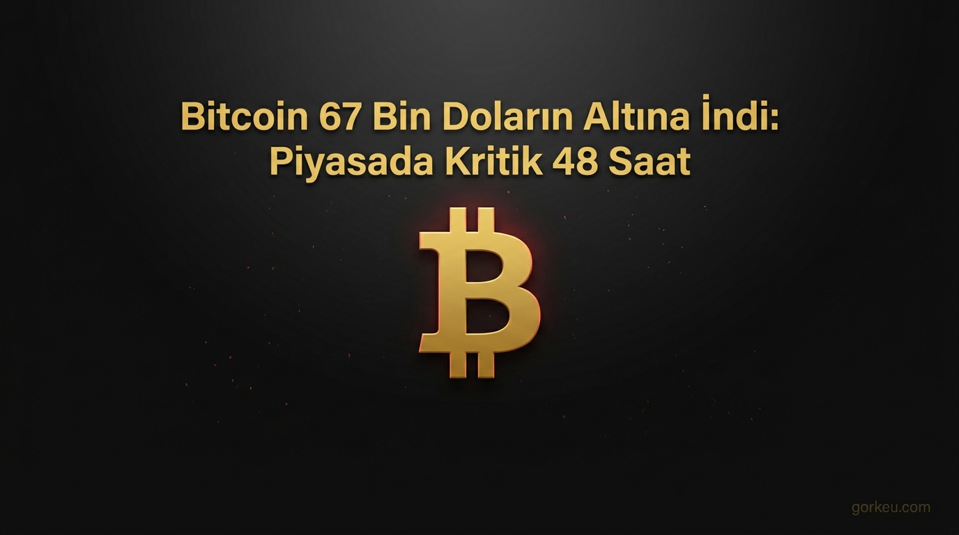 Bitcoin 67 Bin Doların Altına İndi: Piyasada Kritik 48 Saat