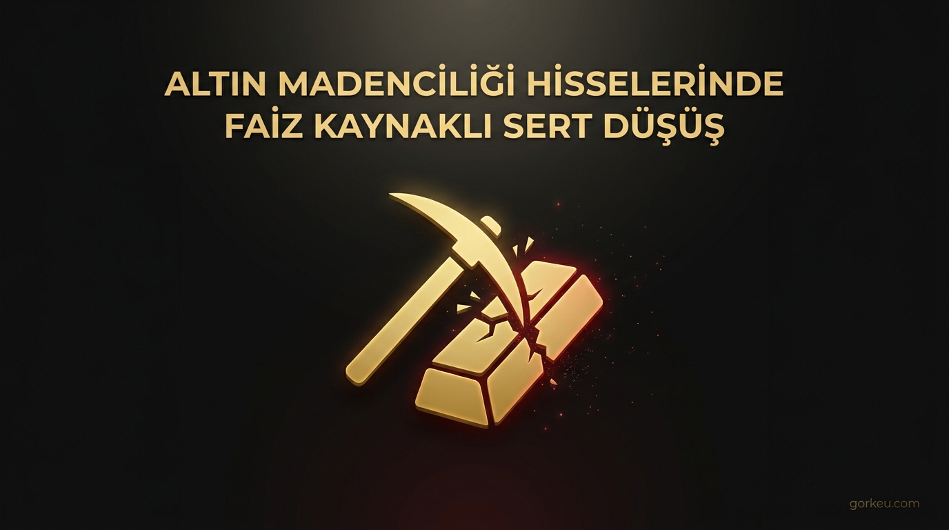 Altın Madenciliği Hisselerinde Faiz Kaynaklı Sert Düşüş