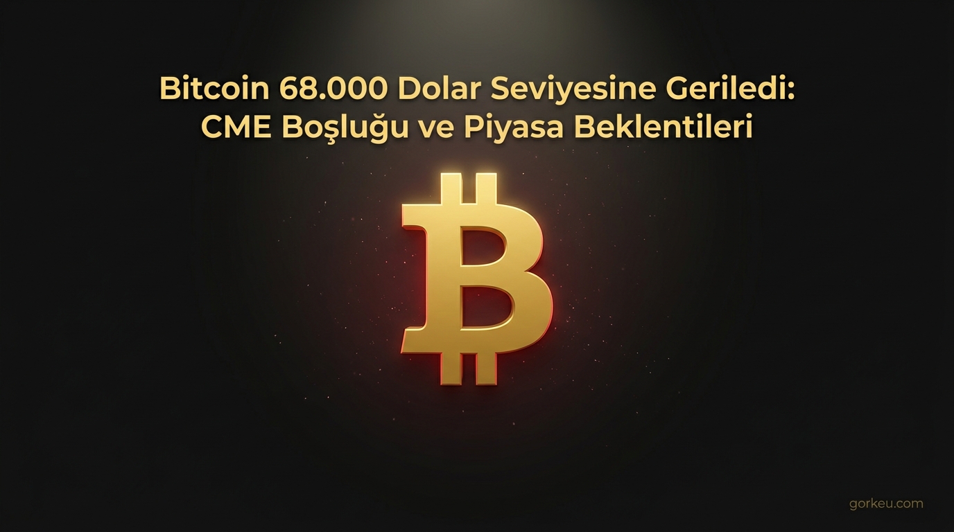 Bitcoin 68.000 Dolar Seviyesine Geriledi: CME Boşluğu ve Piyasa Beklentileri