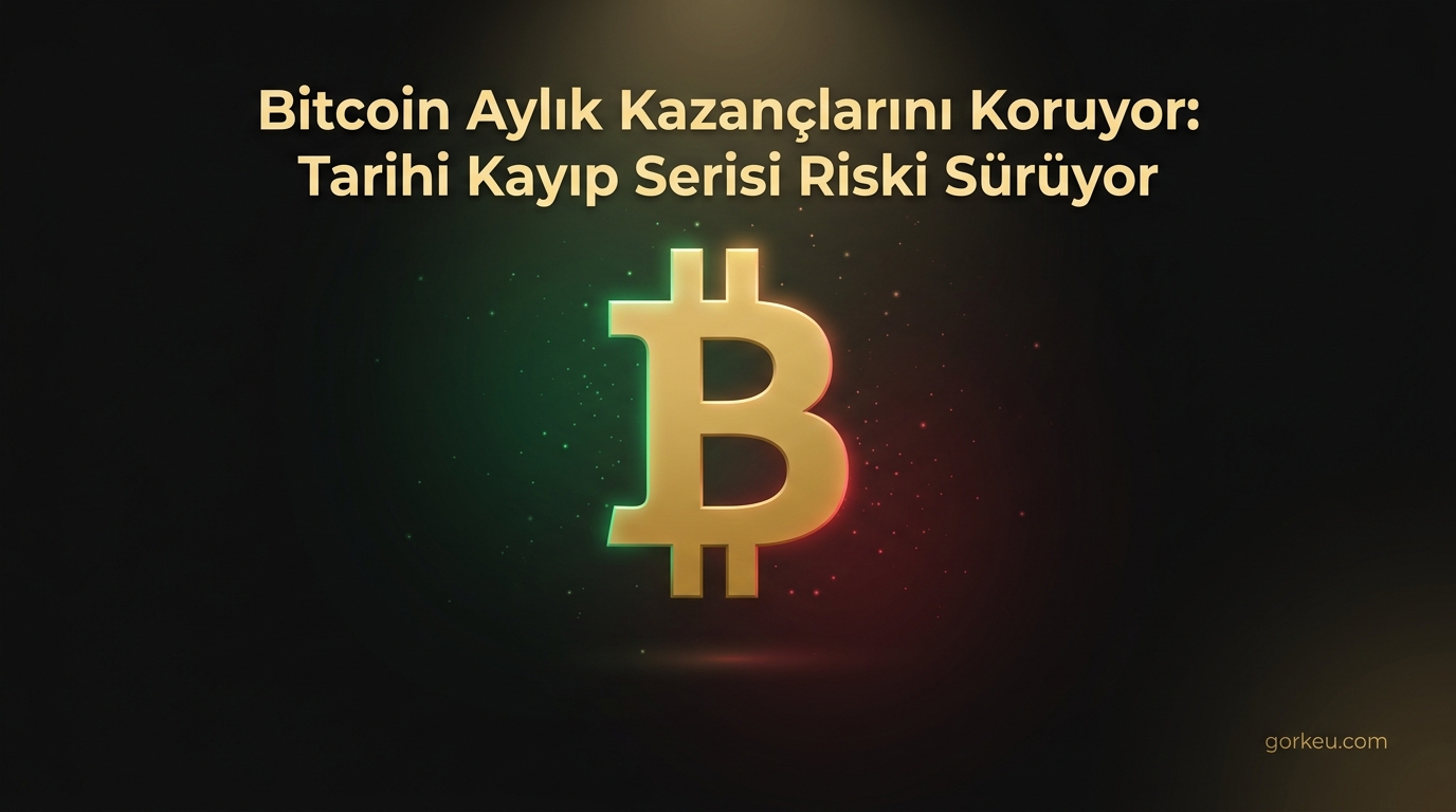 Bitcoin Aylık Kazançlarını Koruyor: Tarihi Kayıp Serisi Riski Sürüyor