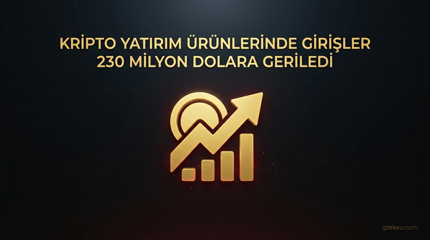 Kripto Yatırım Ürünlerinde Girişler 230 Milyon Dolara Geriledi