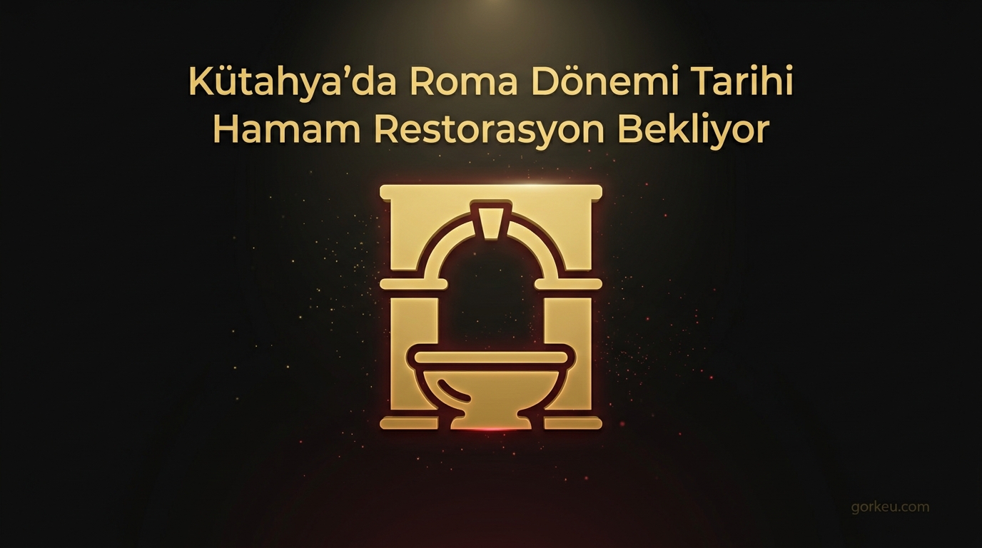 Kütahya'da Roma Dönemi Tarihi Hamam Restorasyon Bekliyor