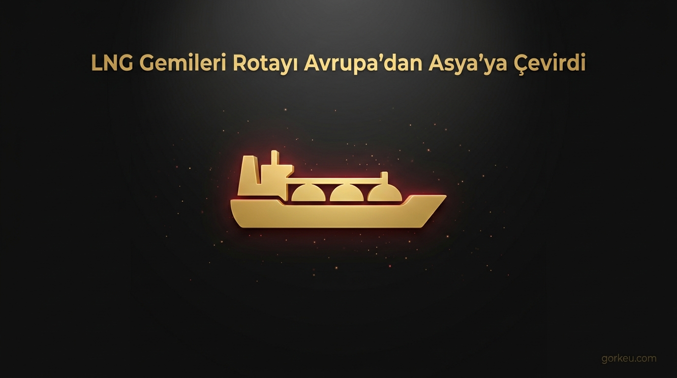 LNG Gemileri Rotayı Avrupa'dan Asya'ya Çevirdi
